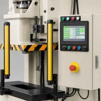 Presse hydraulique avec rideau lumineux de sécurité moteur, cadre vertical, usinage CNC pour le poinçonnage industriel des métaux