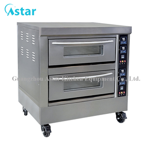 Four à sole électrique professionnel double 100L pour pizzeria, grill et friteuse à air chaud, 4 plaques - Product Image 2