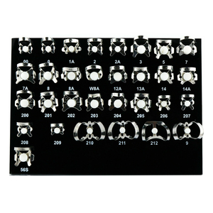 Kit de abrazaderas de presa de goma dental, 31 piezas, retractores, retenedor, instrumentos de endodoncia, restauraciones con bandeja - Product Image 6