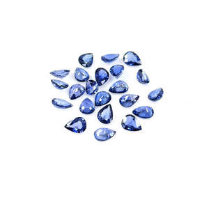 Zafiros Azules Naturales de Bangkok Calibrados en Forma de Pera 3x5mm 4x6mm Variedad que Incluye Trillón, Turquesa, Ópalo, Rondelle, Espinela, Aguamarina - Product Image 2