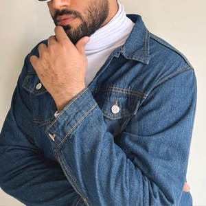 Vestes en jean pour hommes de qualité supérieure fabriquées au Pakistan, design et couleur personnalisés, service de vente en gros OEM, veste d'hiver pour hommes - Product Image 3
