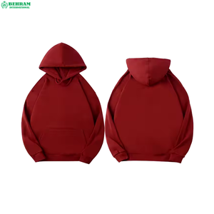 Sudadera con Capucha Oversize de Forro Polar Térmico/Felpa Francesa para Hombre, Diseño Bordado Behram International 2026, Transpirable, para Invierno y Otoño - Product Image 5