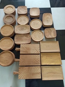 Plato de madera NATURAL, utensilios de cocina, respetuosos con el medio ambiente, decoración de Vietnam - Product Image 3