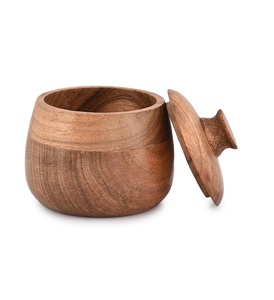 Acacia Wood <b>Urn</b> for Human <b>Ashes</b> for Funeral, Burial or Home for Human or <b>Pet</b> <b>Ashes</b> (3" X 3" X 4") - Product Image 1