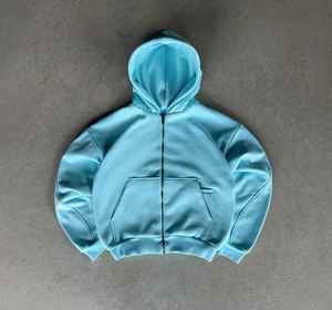 ชุดวอร์มผ้าฟลีซสำหรับผู้ชายชุดวอร์มกางเกงขาบานแบบเรียงซ้อนกันกระดุมครึ่งเม็ดสำหรับฤดูหนาว - Product Image 6