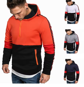 New Fashionable Custom Printed Logo Fitness Sport Hooded Jacket Shirts Gym <b>Workout</b> Top Casual Coat Men's <b>Hoodies</b> - Product Image 1