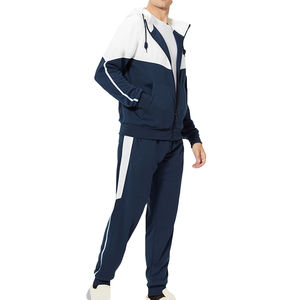 Conjunto Deportivo Reflectante para Hombre con Diseño de Contraste, Ropa Deportiva Transpirable, Sudadera con Capucha para Gimnasio, Chaqueta Cortavientos de Compresión, Chándal para Hombre - Product Image 4