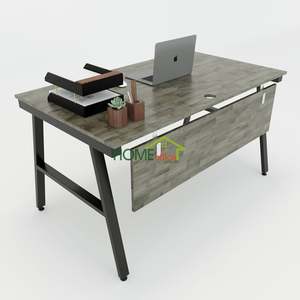 ACONCEPT 140x80 Assembly <b>Desk</b> HBAC007-Durable <b>Computer</b> <b>Desk</b> with Practical Size for Comfortable <b>Computer</b> Use - Product Image 2