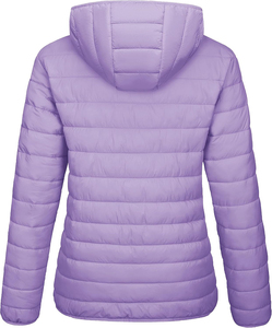 Chaqueta reversible de plumón para mujer, chaqueta bomber de nailon para mujer, cortavientos ligero y cálido, abrigos de plumón para mujer - Product Image 3