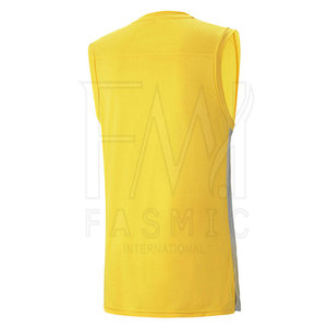 Gilet de basket-ball nom et numéro de l'équipe avec design personnalisé décontracté léger débardeur en maille extensible - Product Image 2