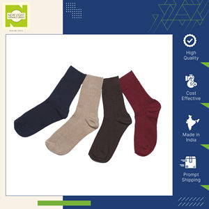 Vente en gros de chaussettes d'uniforme scolaire unisexe en coton mélangé de qualité professionnelle au moins prix du marché du meilleur vendeur indien - Product Image 2