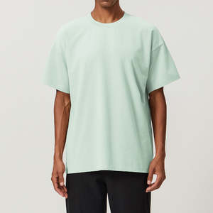 เสื้อยืดแฟชั่นใหม่ล่าสุด สกรีนโลโก้ได้ แขนสั้น ทรงโอเวอร์ไซส์ ผ้าถัก เป็นมิตรต่อสิ่งแวดล้อม ใส่ได้ทั้งชายและหญิง แห้งเร็ว เหมาะสำหรับออกกำลังกาย - Product Image 4