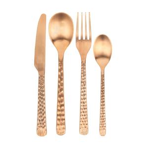 Ensemble de 4 couverts en cuivre de luxe Portability Steel 2024 Vente en gros du fabricant - Product Image 1