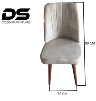 Chaises de bar modernes, luxueuses et confortables en bois massif, pour hôtel, salon, bar à domicile, salle à manger, haute qualité, DOSIN DS2394, nouveau modèle