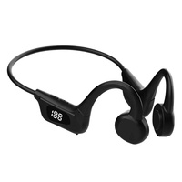 Headset Nirkabel Konduksi Tulang Porodo Blue