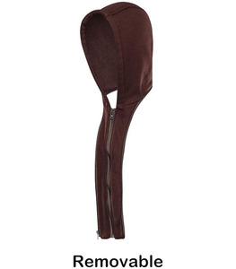 Chaqueta Acolchada con Capucha, Color Personalizable, Cierre de un Solo Botón, Estilo Motero Robusto, Comodidad Casual, Transpirable. - Product Image 4