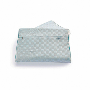 Almohada de cuello Cervical de espuma viscoelástica de látex ergonómico moderno patrón geométrico almohadas de cama cómodas de tela fresca - Product Image 4