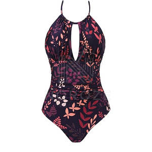 Traje de baño de nailon sin mangas estirable pedido a granel aceptado calidad de exportación mujeres traje de baño OEM y ODM disponible - Product Image 1