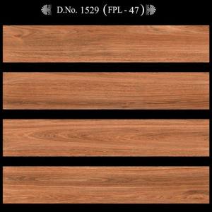 Carreaux de plancher en porcelaine imitation bois 1526 en 150x900 mm, surface mate avec impression numérique aspect bois véritable par Novac Ceramic - Product Image 4