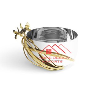 Diseño personalizado cobre acabado hecho a mano Metal frutero para el hogar Hotel Rastaurents decoración mesa frutero - Product Image 2