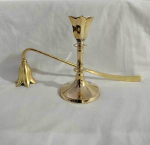 RTS ที่ตั้งเทียนสีทองหรูหราทันสมัยสำหรับโรงงานของขวัญบนโต๊ะงานแต่งงานดอกไม้ดีไซน์ใหม่โรแมนติกสำหรับโอกาสพิเศษ - Product Image 1