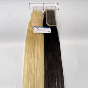 Extensiones de Cabello Humano Vietnamita Virgen 613 con Cierre de Encaje Suizo HD 2x6, Cabello Virgen con Encaje Pre-Desenredado - Product Image 5