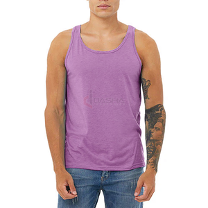 Débardeur de sport sans manches personnalisé pour hommes Débardeurs de sport en coton de haute qualité pour la musculation, le fitness et l'entraînement Fabricant - Product Image 4