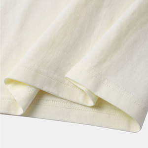 T-shirt pour hommes en coton et polyester mélangés design streetwear avec broderie de logo personnalisé tissu à séchage rapide vente en gros prix d'usine - Product Image 4