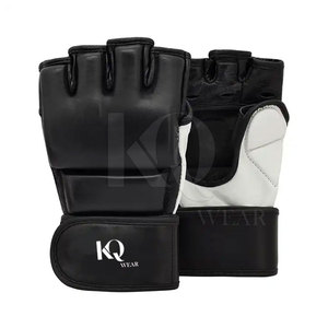Gants de MMA en cuir robustes pour la pratique professionnelle avec une forme ergonomique, un design léger et une protection améliorée - Product Image 2