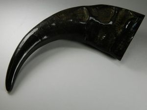 ฮอร์นดื่มไวกิ้งโบราณทำมือจากธรรมชาติขัดเงาผู้ผลิตอินเดียสำหรับคริสต์มาส - Product Image 2