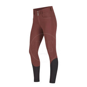 Pantalones de Equitación para Mujer al por Mayor, OEM, Spandex/Poliéster, Logotipo Personalizado, Secado Rápido, Duraderos, Tallas Grandes - Product Image 2
