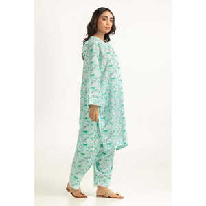 Conjunto Casual IUSTTS-2109 Primavera/Verano, Estampado en Crepé, Talla XS/XS, Top sin Cuello con Manga Tres Cuartos, Conjunto de 2 Piezas - Product Image 5