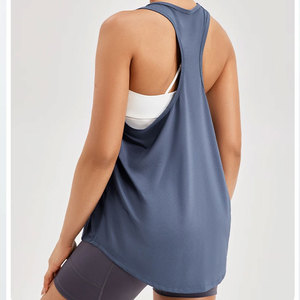 Camisetas Deportivas Transpirables para Mujer, Nuevas, sin Mangas, Cuello Redondo, Chaleco Deportivo Informal para Entrenamiento, Tejido de Punto - Product Image 6