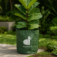 Sacs de plantation biodégradables en HDPE respirants et écologiques personnalisés pour la plantation à domicile et au jardin (sans poignée)