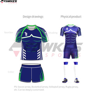 Venta al por mayor sublimación impreso Rugby uniforme conjunto ajustable transpirable deporte desgaste Rugby uniforme - Product Image 5