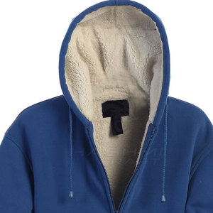 Durable And Comfortable Winter Clothing For Daily Use Sherpa Lined Hoodie Warm Soft Fabric Design Stylish Outdoor Wear - Product Image 5
