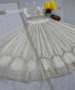 Chinon Party Wear Lehenga Choli Designer Séquence Travail Le Plus Choisi Vêtements De Fête Ensemble Ethnique - Product Image 5