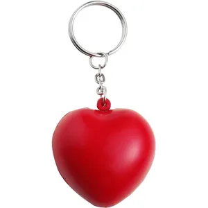Portachiavi Antistress a Forma di Cuore Lilou, Gadget Promozionale Personalizzato con Design Unico e Moschettone - Product Image 2