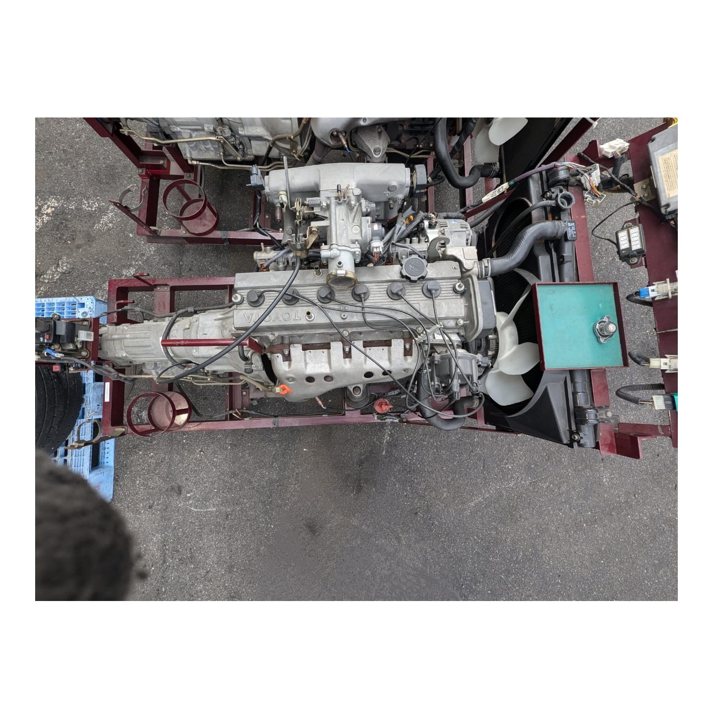 5l toyota hilux engine with electric pump