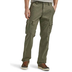 กางเกงลำลองทรงแบ็กกี้มีกระเป๋าหลายกระเป๋าสำหรับผู้ชายกางเกงเอวยางยืดด้านหน้าแบนน้ำหนักเบากลางเอว100% แบบลำลอง - Product Image 6