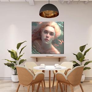 Toile d'art imprimée moderne : Décoration murale élégante pour femme, idéale pour les cadeaux de Noël, prête à accrocher - Product Image 1