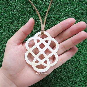 Joyería de Moda Infantil - Joyería de Cuerno de Búfalo Natural Hecha a Mano, Ajustable, Ecológica, Ligera, No Tóxica y Segura para Niños - Product Image 1