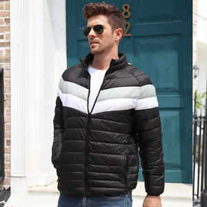 Manteau en toile à capuche avec logo personnalisé, veste bouffante universitaire décontractée pour hommes de grande taille avec devant Style Letterman 2025 - Product Image 2