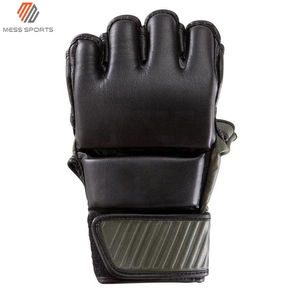 Custom Logo MMA Sparring <b>Gloves</b> – Professional Training Grappling Punching <b>Gloves</b> Black Color - Product Image 2