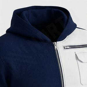 Ensemble de survêtement d'hiver pour homme en tissu confortable, sweat à capuche respirant en polaire technique, personnalisable, pour la course à pied - Product Image 4