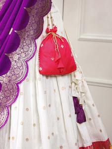 Nuevo trabajo de tejido Jacquard de seda y Zari hermoso Dupatta con ropa india y paquistaní Paithani Lehenga Choli - Product Image 3