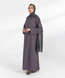 Abaya jilab nikab abaya ชุดมุสลิม, ผ้าไหมผ้าไหมสำหรับผู้หญิง - Product Image 6