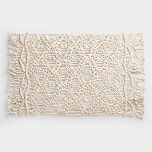 Napperon rond en macramé pour la maison napperons en paille tressée fournitures de vaisselle et d'ustensiles de cuisine personnalisées napperon en rotin - Product Image 2