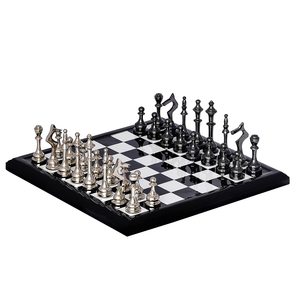 Brass <b>Chess</b> Pieces Game 12X12 Inches <b>Large</b> Premium Brass <b>Chess</b> <b>Set</b> for Adults, Kids - Product Image 4