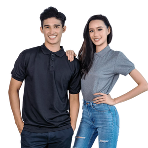 Ultifresh-T-shirt unisexe décontracté double piqué pour polo, tissu en laine respirant haut de gamme, motif solide brodé, technique unie - Product Image 5